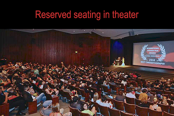 Reservered seating