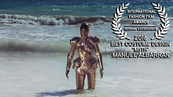 IFFA Award for Best Costume Design 2016 to Manuel Albarran for Myth WEB RES